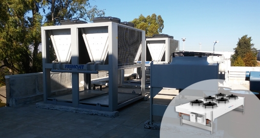 Thermokey - Argentina - Roche - Stainless steel Dry Coolers and microchannel modular Remote Condenser