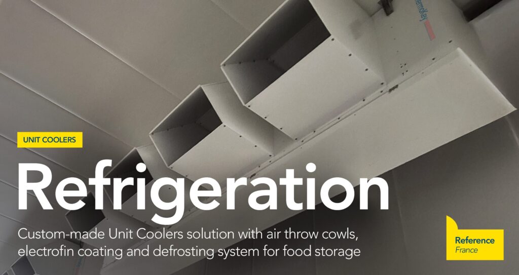 industrial unit coolers applied in food refrigeration