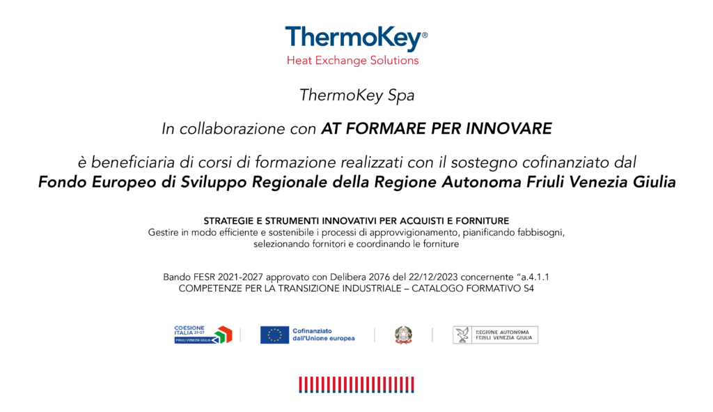 Corso formazione HR Thermokey Corso formazione HR Thermokey - Bando FESR 2021-2027