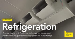 industrial unit coolers applied in food refrigeration
