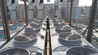 power line drycooler detail